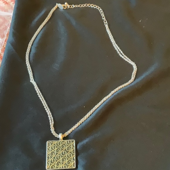 Baked Beads, Silvertone Necklace, Beautiful 🔥❤️🔥♥️🔥💙🔥💕🔥💚 - Picture 4 of 7